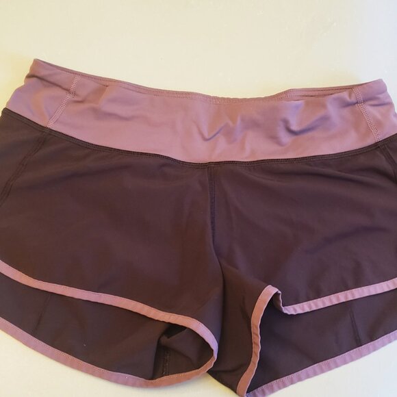 Lululemon Speed Up Shorts. Black 6 - Picture 2 of 7